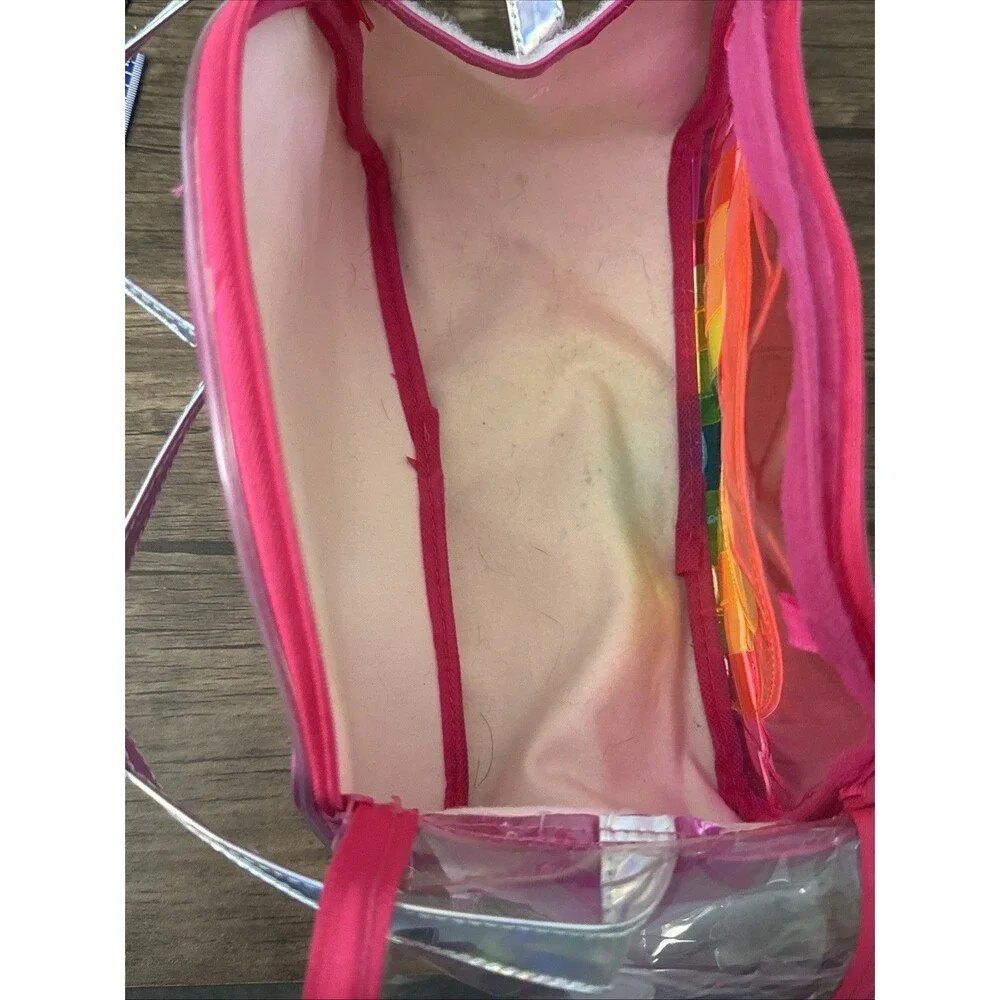 Barbie Rainbow Clouds Plastic Purse and Doll Carrier